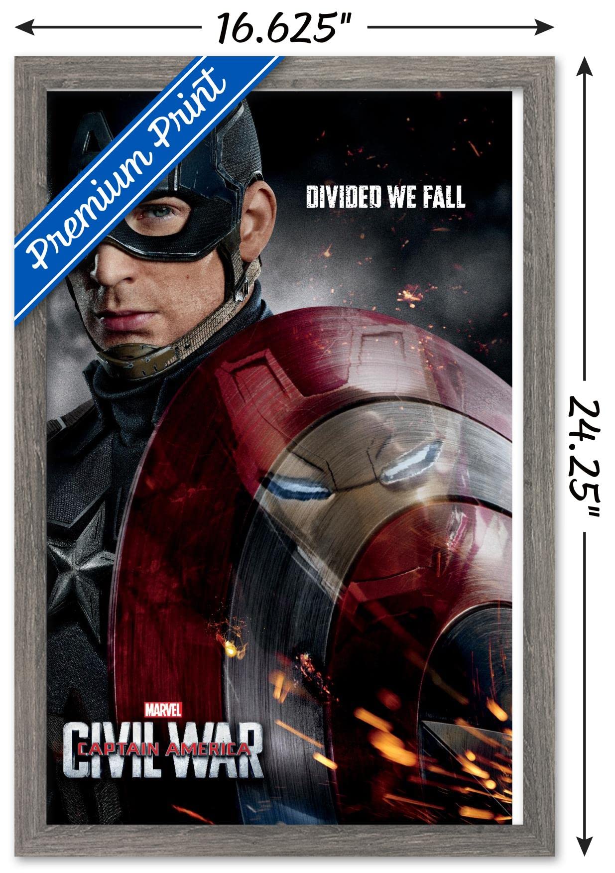 キャプテンアメリカ　シビルウォー　ポスター　グッズ　マーベル　アベンジャーズ Amazon.co.jp: シビルウォー CIVIL WAR ver2 キャプテン・アメリカ